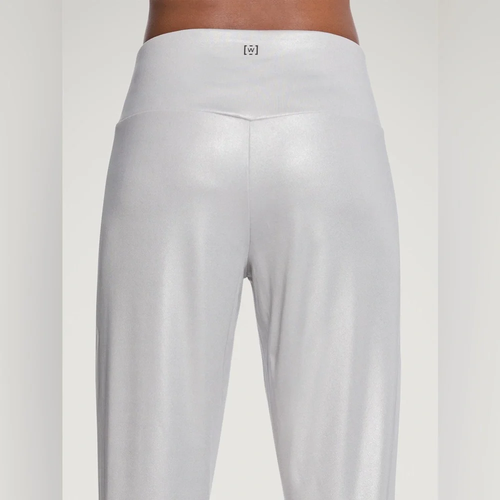 Wolford Wet Look Trousers - Picture 3 of 5